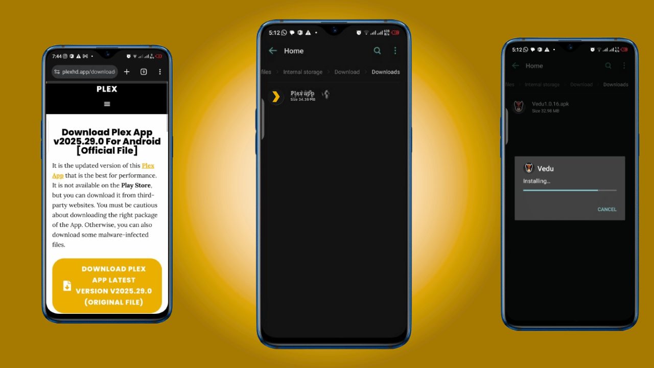 Plex app for android