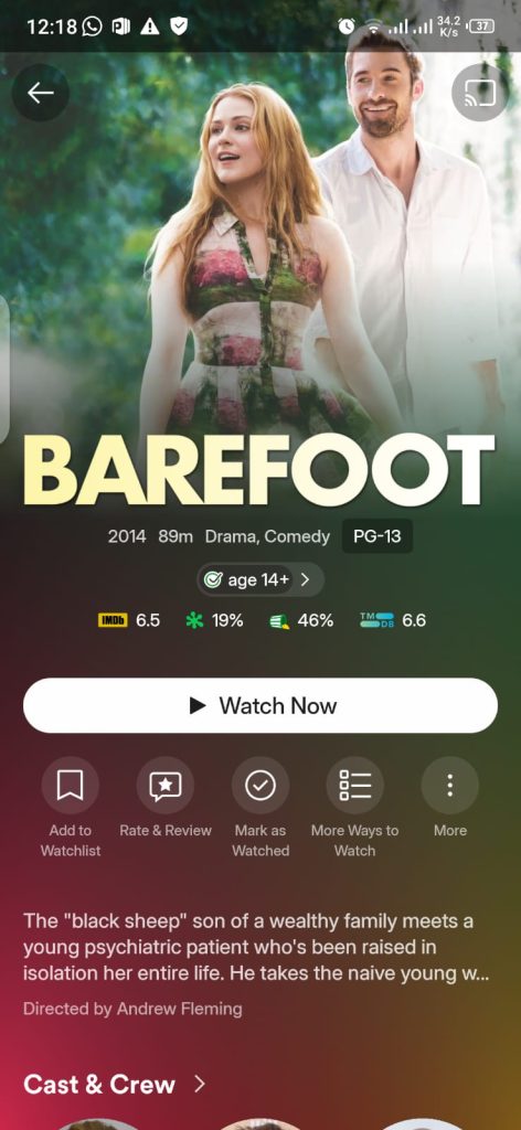 Barefoot on Plex