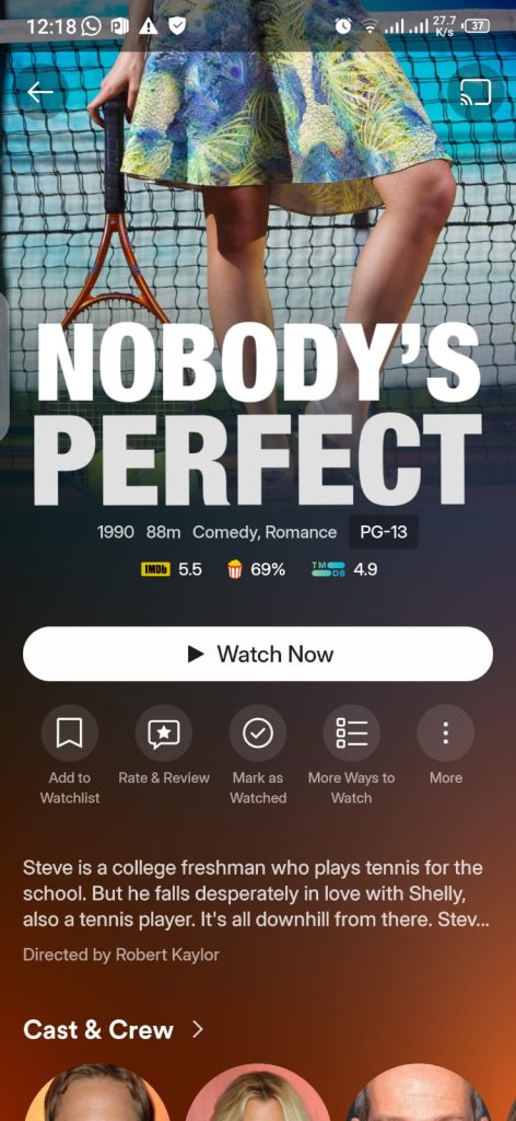 Nobodys Perfect on Plex