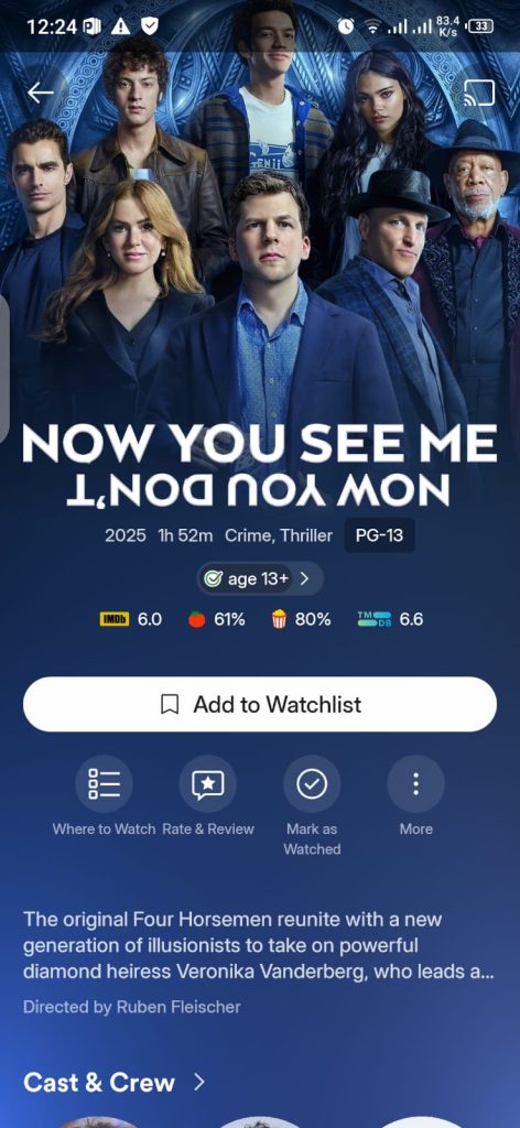 Now You See Me Now You Dont Movie on Plex