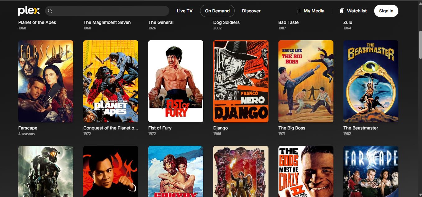 Browse Free Movies